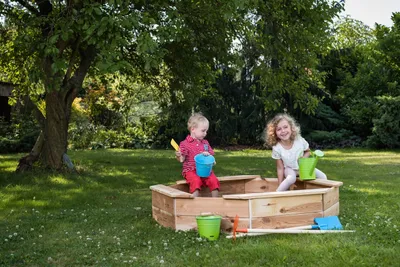 Produktbild von Woody Woody Sandkasten mit Abdecknetz 10303
