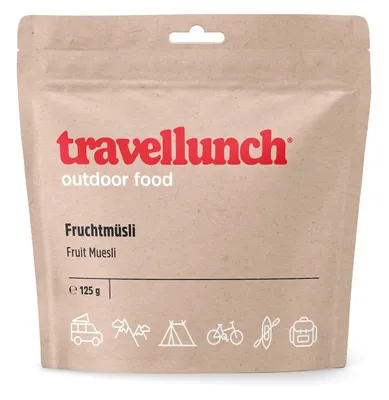 Zdjęcie produktu dla Danie liofilizowane Travellunch (68) Musli Owocowe z Mlekiem 1os.