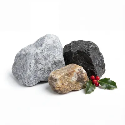 Produktbild von Vogesen Splitt 8-16 mm, Kalkstein, Grau, 20 kg Sack, für Garten und Beet