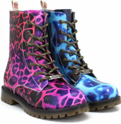 Produktbild von Damenschuhe Goby Stiefelette zum Schnüren WMAT151 mit Leopardenmuster 41