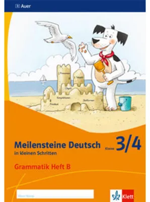 Obrázek produktu pro Meilensteine. Deutsch in kleinen Schritten. Grammatik Heft B. Klasse 3/4. Ausgabe ab 2017