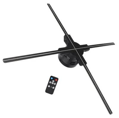 Obrázek produktu pro 3D holografický ventilátor - Holografický projektor - 672 LED - Černý - Reklamní displej - Vhodný pro reklamu - 56 cm průměr obrazovky