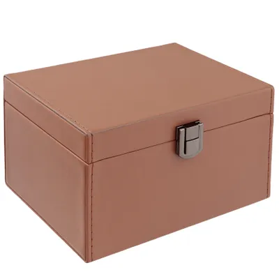 Produktbild von Keyless Go Schutz Autoschlüssel Faraday Box Schwarz Gross RFID Diebstahlschutz Braune Box mit Schwarzem Verschluss Schachtel / KORUMA®