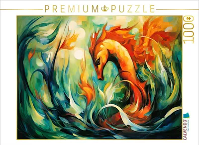 Produktbild von CALVENDO Puzzle Seepferdchen | 1000 Teile Lege-Größe 64x48cm Foto-Puzzle für glückliche Stunden