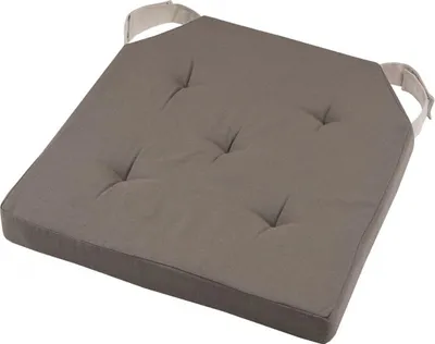 Produktbild von STOF | Sitzkissen - Stuhlkissen - 38 x 38 cm - grau beige - Dekokissen - mit Baumwollenzusatz