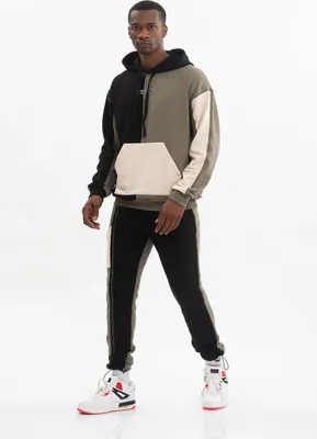 Produktbild von Tom Barron Sportanzug Colorblock Sporty Hoodie Set