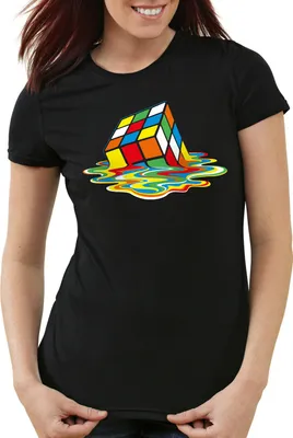 Produktbild von style3 Sheldon Zauberwürfel Damen T-Shirt, Größe:S