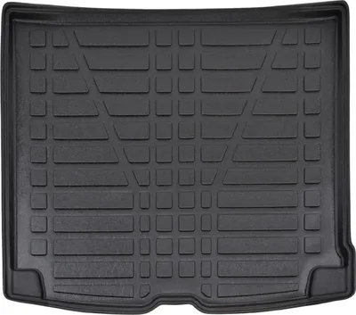 Image de Tapis De Coffre Sur Mesure Pour Volvo XC-60 Depuis 2017, Noir, Antidérapant, Bord Haut, Toutes Saisons