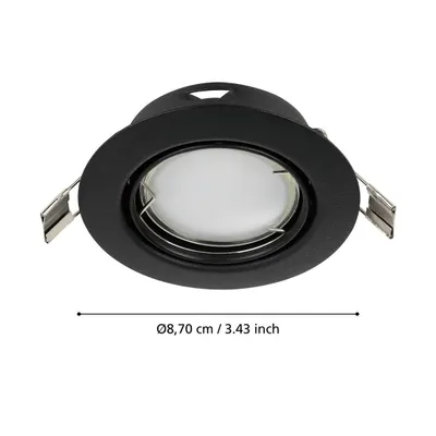 Productafbeelding van EGLO PENETO, fitting: GU10, LED, 400 lumen, 220-240 V, zwart