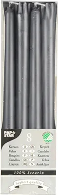 Image de Papstar Bougies de chandelier gris