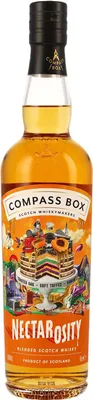 A bottle of Compass Box Nectarosity Scotch Whisky.