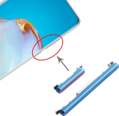 Produktbild von Power Button für Huawei P40 Pro Blau On Off Volume Reparatur Ersatzteil