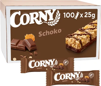 Produktbild von Corny Müsliriegel Schoko 3007118 25g 100St