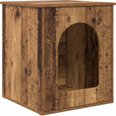 Produktbild von Katzenhaus Altholz 53 x 52 x 62 cm Holzwerkstoff