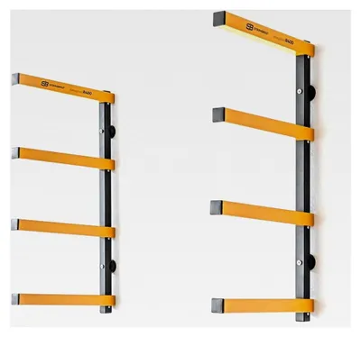 Produktbild von StrongRack R400 Schwerlastregal | Aufbewahrungsregal und Garage Organizer mit 4 Ebenen | Wandregal für Ski und Gartengeräte