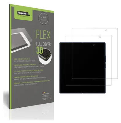 A product shot of screen protectors and their packaging.