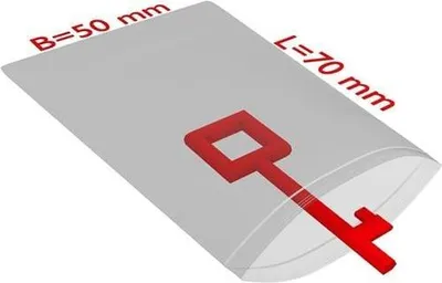 Immagine prodotto di Sacchetto ziplock dimensioni 50x70mm spessore 50µ PE trasparente