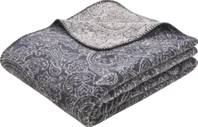 Produktbild von done.® Wohndecke Payson Anthrazit & Weiß – ca. 150 x 200 cm