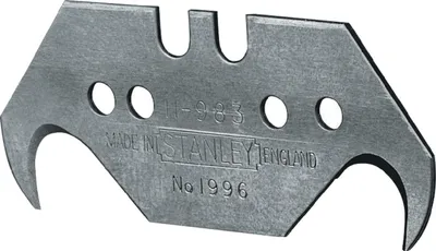 Produktbild von Hakenklinge 6-11-802 L50xB19xS0,65mm m.Lochung 10 Stück/Spender STANLEY