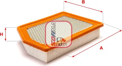 Produktbild von Luftfilter SOFIMA S 3A73 A für JEEP CHEROKEE (KL) Filtereinsatz