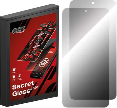 Obrázok produktu pre Hybridné sklo na ochranu súkromia pre Galaxy S24, Grizz SecretGlass Easy s aplikátorom, 2 ks, matné
