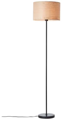 Produktbild von BRILLIANT Lampe, Romm Standleuchte 1flg holz hell/schwarz, 1x A60, E27, 52W, Mit Fußschalter