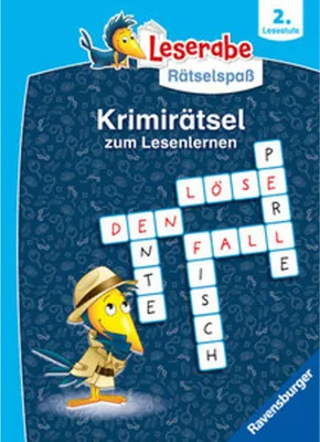 Produktbild von Ravensburger Leserabe Rätselspaß - Krimirätsel zum Lesenlernen - 2. Lesestufe, Rätselbuch ab 7 Jahre