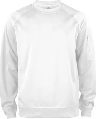 Produktbild von Sweatshirt Basic Rundhals mit Raglan-Ausschnitt, Ärmeltasche und Kopfhörerlösung