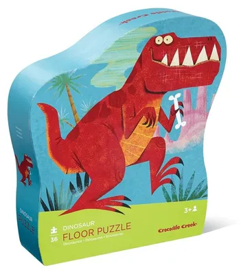 Image de Crocodile Creek puzzle moulé dinosaure - 36 pièces