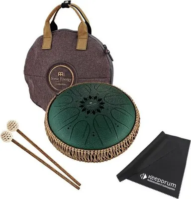 Image de Meinl Sonic Energy MOSTD4DG Tongue Drum F# mineur 8 tons avec chiffon de nettoyage