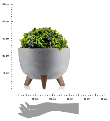 Immagine prodotto di LAMELA spolka z organiczona odpowiedź. Mísa ROMA ECO riciclato šedý beton Ø 29cm