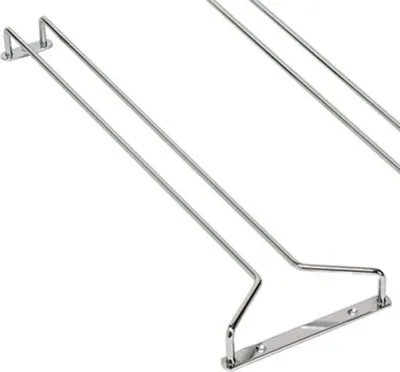 Obrázek produktu pro Držák sklenice na víno chrom 415x145mm,