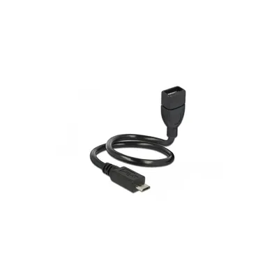 Zdjęcie produktu dla DeLOCK 83927, 0,35 m, Micro-USB B, USB A, USB 2.0, 0,48 Gbit/s, Czarny