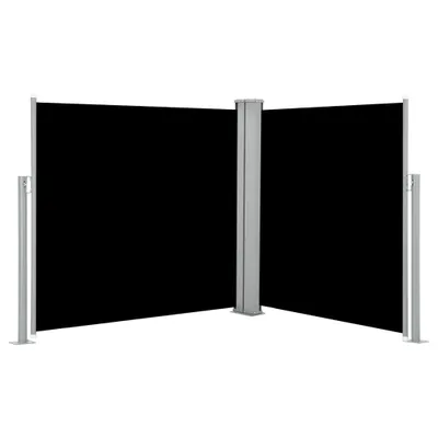 Immagine prodotto di vidaXL Tenda laterale estensibile nera 100 x 600 cm