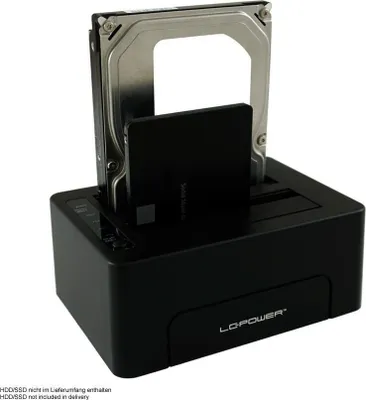 Productafbeelding van LC-POWER LC-DOCK-C Dockingstation LC-Power USB 3.1 1x 6,3cm SATA-HDD/SSD