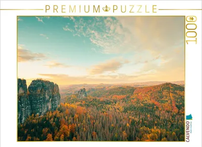 Produktbild von CALVENDO Puzzle Schrammsteine, Sächsische Schweiz | 1000 Teile Lege-Größe 64x48cm Foto-Puzzle für glückliche Stunden