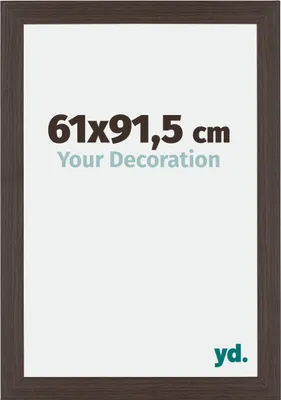 Produktbild von Bilderrahmen, 61x91.5 cm, Eiche Dunkel, MDF, Mura