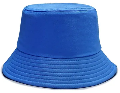Immagine prodotto di Cappello da donna Fischerhut, taglia unica, blu reale, in cotone, pieghevole