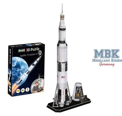 Produktbild von Revell REV00250 3D Puzzle: Apollo 11 Saturn V