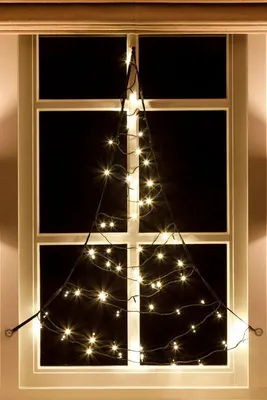 Produktbild von Fairybell Fenster-Weihnachtsbeleuchtung | 125 cm | 60 LED | Warmweiß