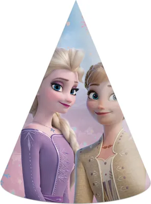 Immagine prodotto di Cappelli da festa Frozen 2 Wind Spirit | 6 pezzi