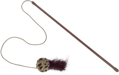 Immagine prodotto di Canna da pesca Nobby con palla a sonaglio con piume Canna 45 cm, palla 5 cm