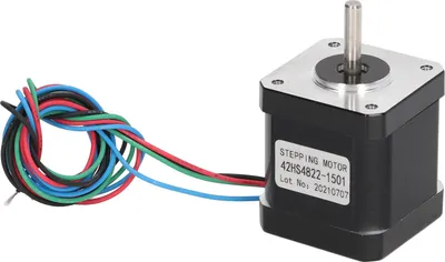 Produktbild von Schrittmotor DC 3,84 V, 1,8¡ã-Winkel, 1,2 A, Stahlrotor mit Kabel, für industrielle Automatisierungsanlagen