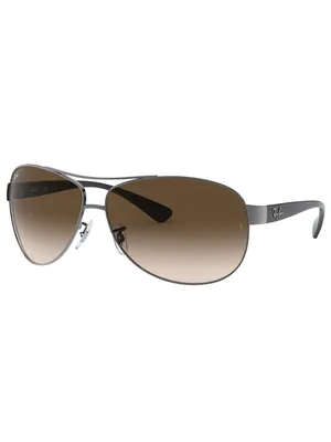 Produktbild von Ray-Ban RB3386, Erwachsener, Männlich, Pilot, Vollrand, Schwarz, Metallisch, Schwarz