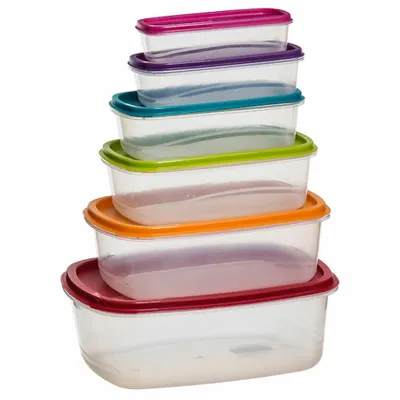 Immagine prodotto di 5five Simply Smart Aufbewahrungsdosen-Set Colors 6-tlg., Kunststoff, Mehrfarbig, 120393