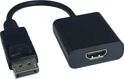 Produktbild von Value 12.99.3162 Videokabel-Adapter 0,15 m DisplayPort HDMI Typ A (Standard) Schwarz (12.99.3162)
