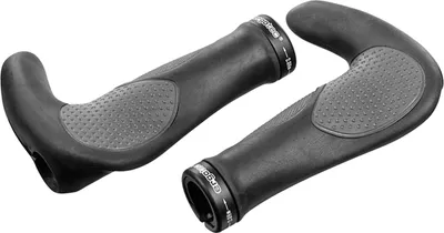 Produktbild von Ergotec MTB-Ergo-Griffe AKSB 09 Fahrradgriffe Fahrrad Griff ergonomisch, Farbe:schwarz/grau