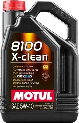Produktbild von Motul 8100 X-clean 5W-40 5 Liter Kanister