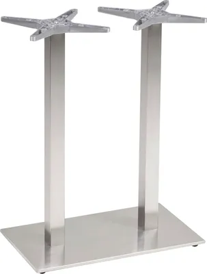Produktbild von Plattentischgestell Salzach-2-Bar Tischgestell Höhe 1100 mm Edelstahl satiniert