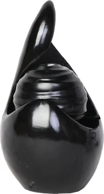 Productafbeelding van Decoratieve LED-fontein met pomp, zwart, voor luchtbevochtiging, model F001B